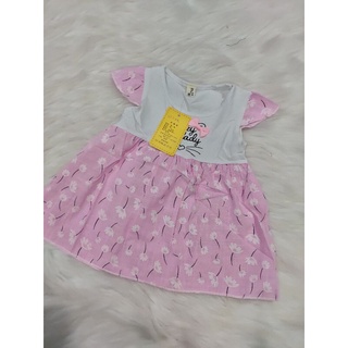 Váy bé gái vải Kate phối thun