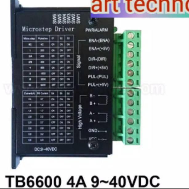 Bảng Mạch Điều Khiển Động Cơ Bước Tb6600 4a 9~40v Cnc Arduino Uno Mega 3d