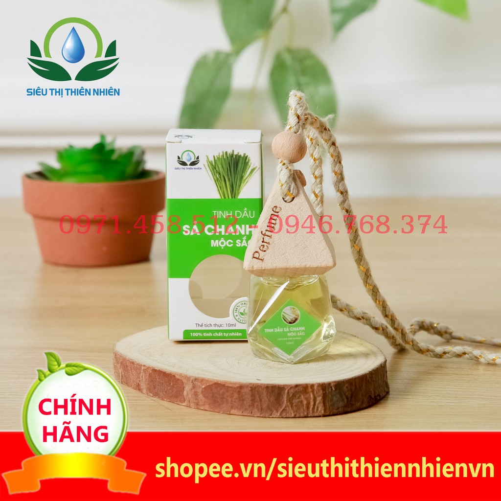 Tinh dầu sả chanh thương hiệu Mộc Sắc, tinh dầu giúp sạch nhà của siêu thị thiên nhiên