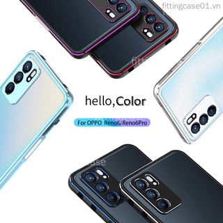 Ốp điện thoại khung kim loại nhôm cứng chống sốc cho OPPO Reno 6 Pro Reno6 Reno5 5G Reno 5 Pro