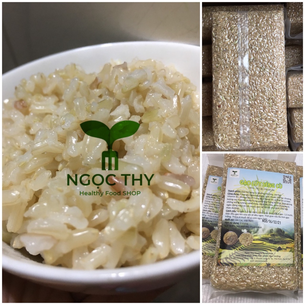[NT Food] Gạo lứt Séng Cù Lào Cai gạo dẻo đậm cơm ăn giảm cân