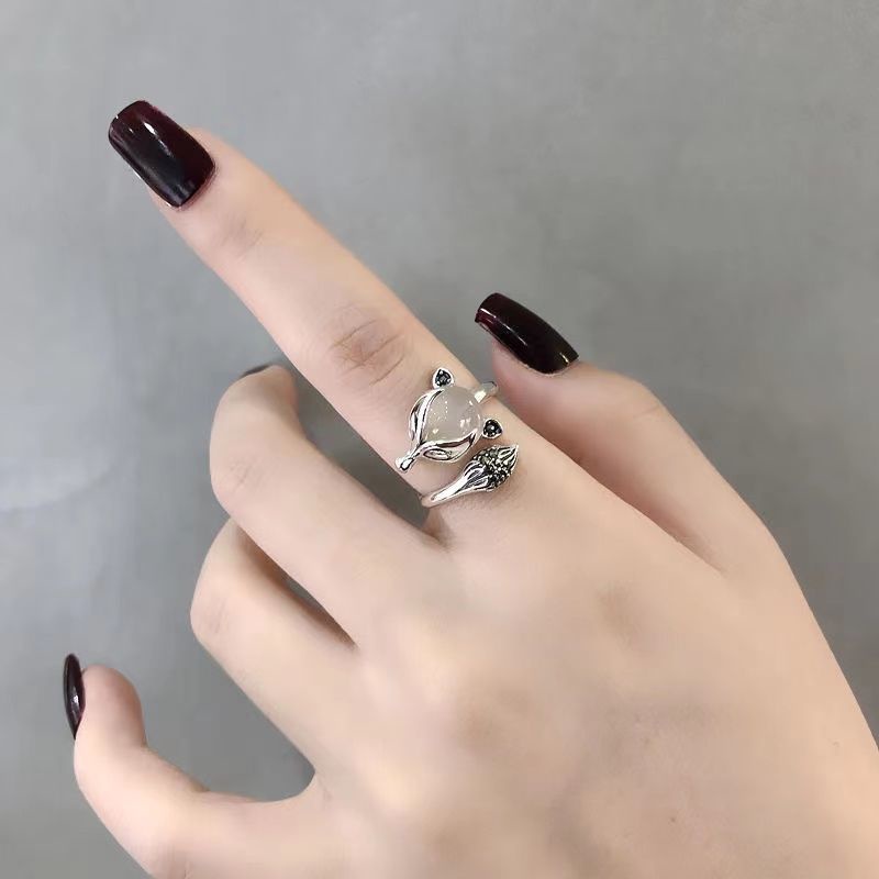 Nhẫn Bạc 925 Hình Con Cáo Thời Trang Cho Nữ