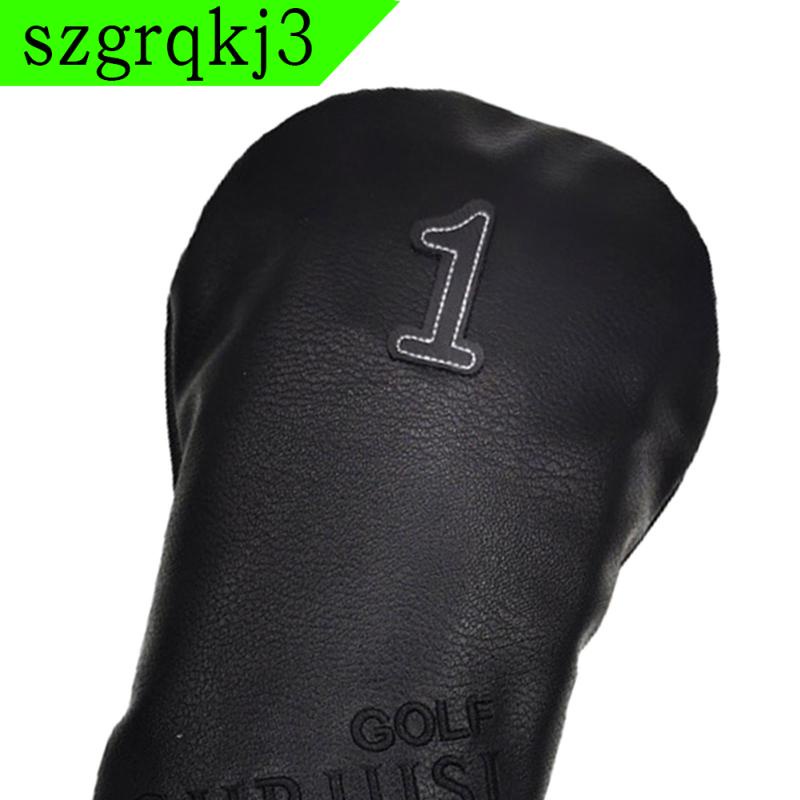 Vỏ bọc đầu Golf Fairway Wood Putter Tay áo lai có thẻ số