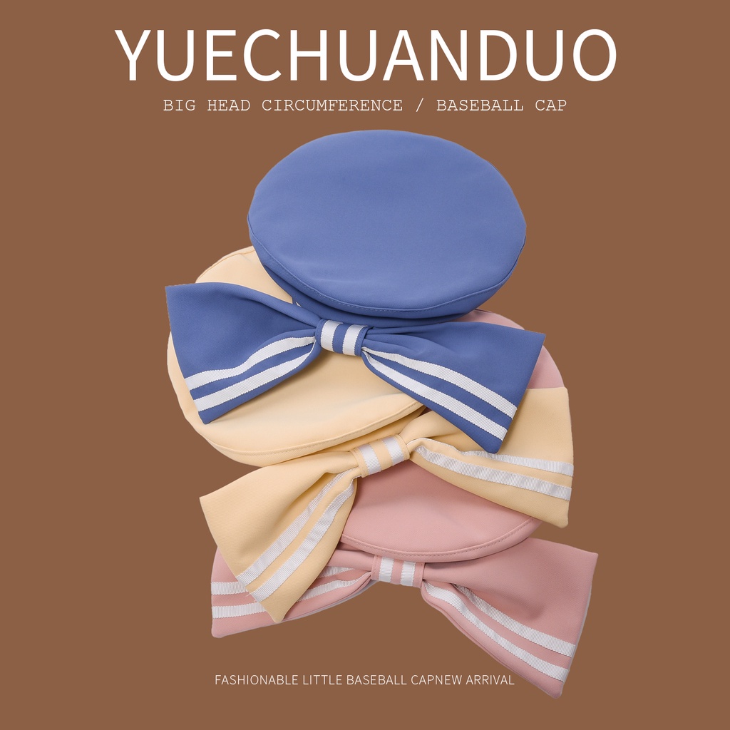 Mũ Beret Thắt Nơ Phong Cách Retro Nhật Bản Dễ Thương Cho Nữ