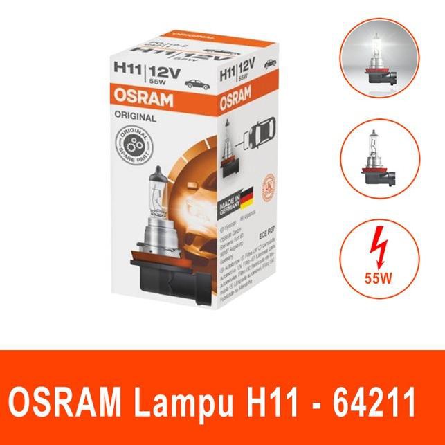 Đèn Xe Hơi Osram H11 12v 55w Tiêu Chuẩn Đức