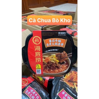 Lẩu tự sôi - vị cà chua bò kho haidilao siêu ngon vị đậm đà