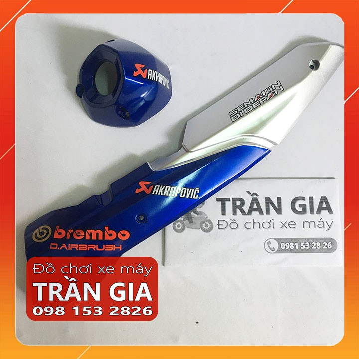 Ốp pô xe exciter 155 vva, che bô kiểu ex 155 ex155 năm 2020-2021