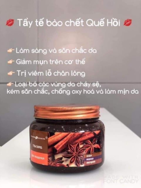 TẨY DA CHẾT BODY QUẾ HỒI NGA