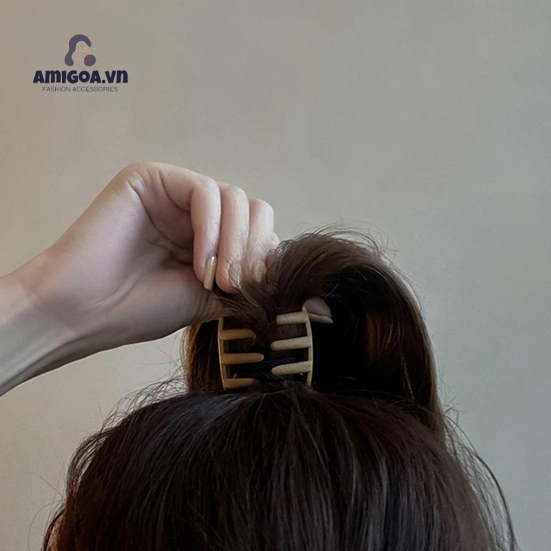 ✨✨Kẹp Tóc Hình Tam Giác Bằng Nhựa Acrylic Thời Trang Hàn Quốc Cho Nữ