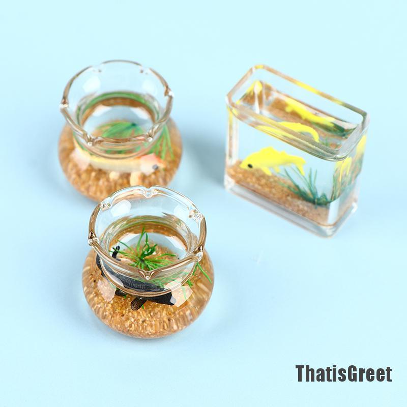 Bể Cá Mini Trong Suốt Bằng Nhựa Resin Diy