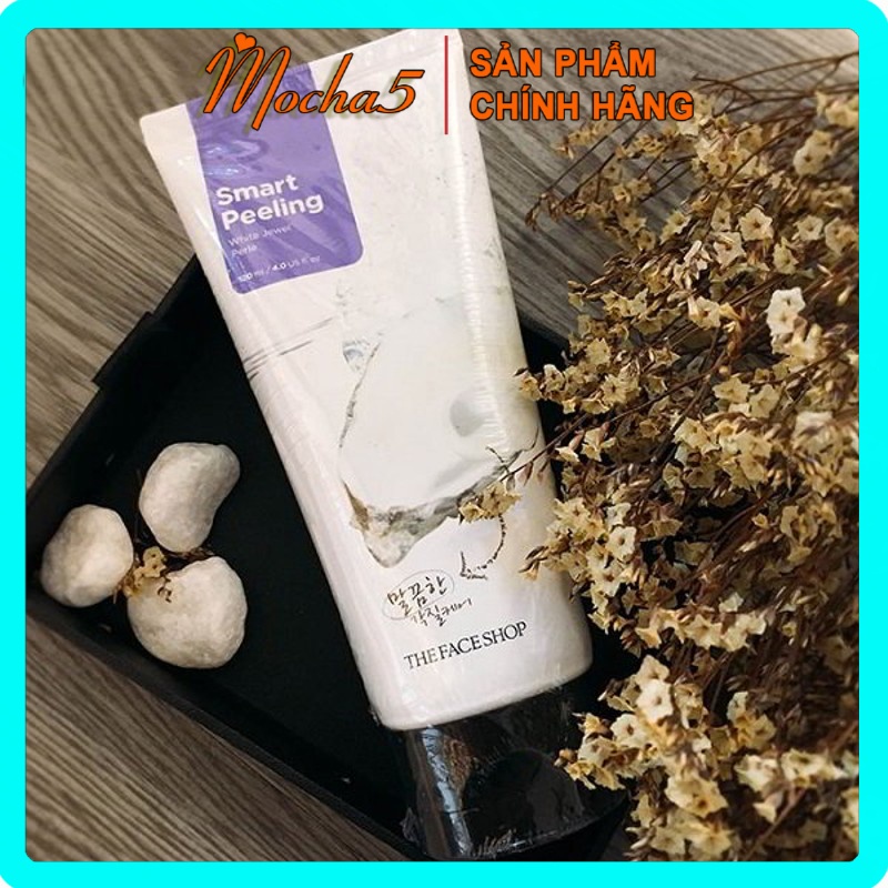 Tẩy tế bào da chết ngọc trai TFS White Jewel Peeling The Face Shop làm sạch da dễ dàng 120ml | BigBuy360 - bigbuy360.vn