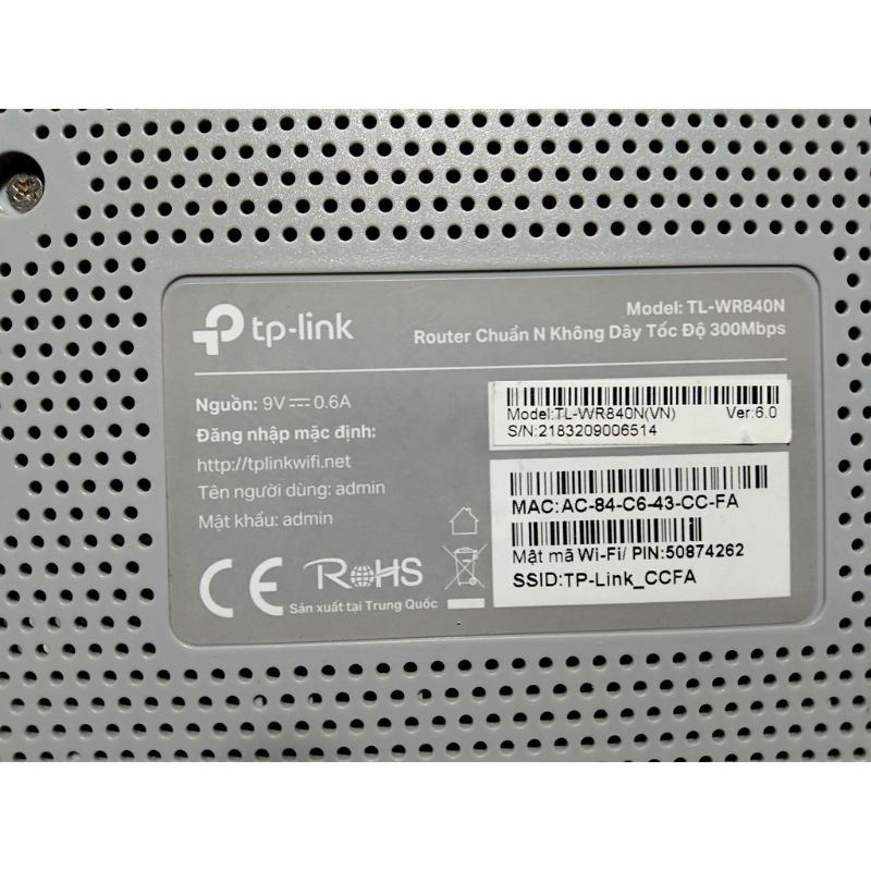 Bộ phát wifi tplink 840n - hàng chính hãng