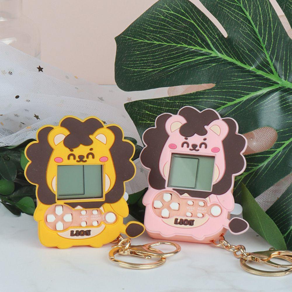 Máy Chơi Game Cầm Tay Màn Hình LCD Hình Sư Tử Hoạt Hình Phong Cách Cổ Điển