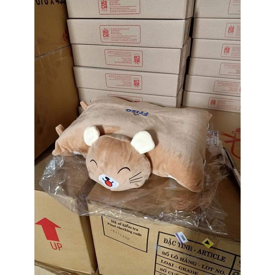 Gối đi xe máy cho bé hình chuột
