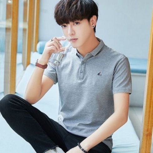 ⭐ Áo Thun Nam BoDy Ngắn Tay Cổ Bẻ Phong Cách Hàn Quốc Chất Coton Co Giản Mèm Mịn _KVINDstore08