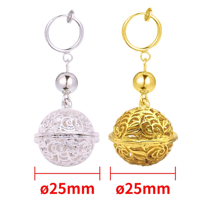 1 khuyên kẹp tai hình quả cầu rỗng họa tiết anime Tokyo Revengers Kazutora Hanemiya