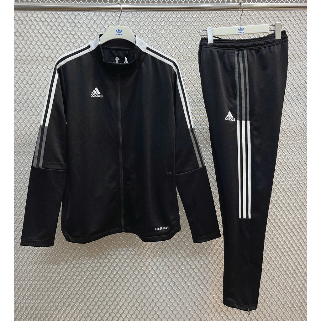 Bộ Adidas Thu Đông Nam Tiro 21 Đen - GM7319 | Hàng xuất dư xịn 100%