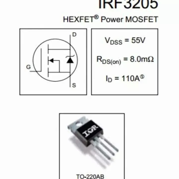 Mosfet IRF 3205 loại tốt