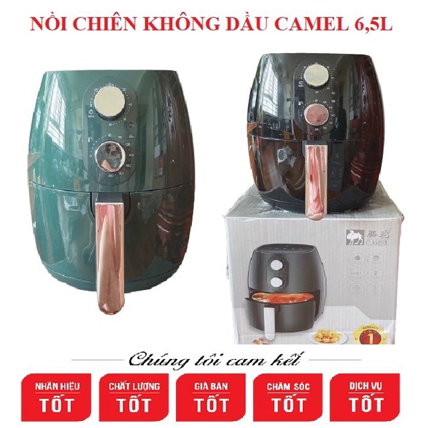 Nồi Chiên Không Dầu Camel 6,5 Lít Chính Hãng Cao Cấp