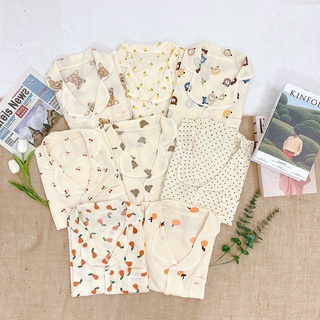 Bộ Đồ Nữ Pijama Cộc Tay Măc Nhà Chất Liệu Vải Xô Muslin Mềm Mịn Không Xù, Bộ Đồ Ngủ Gồm Áo Cốc Tay Và Quần Đùi Cho Nữ