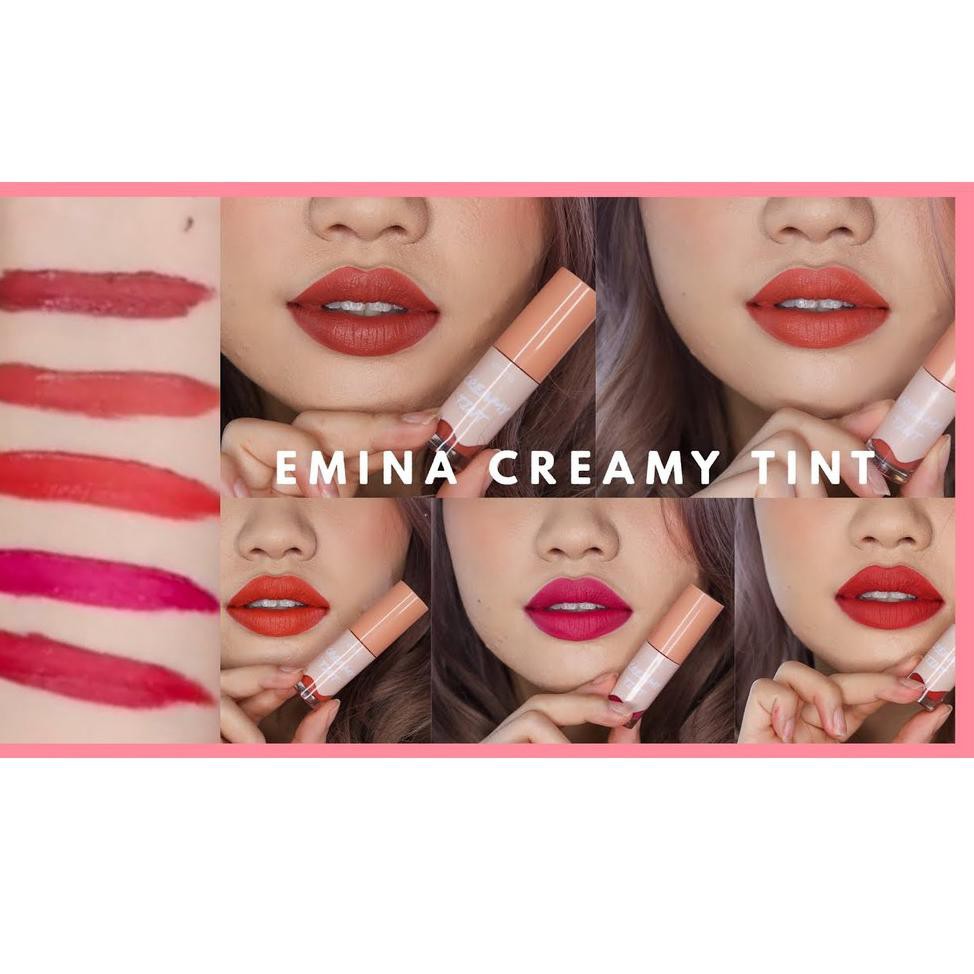 (Hàng Mới Về) Son Tint 5 Màu Sắc Tùy Chọn Qr 9ap1bm Emina 3.6 Gr | BigBuy360 - bigbuy360.vn