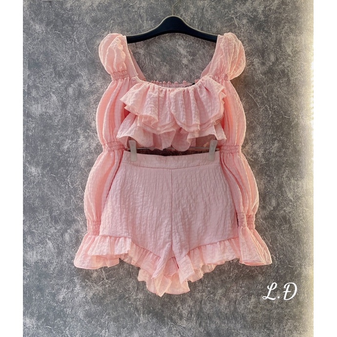 Set xốp bèo babydoll xinh lắm