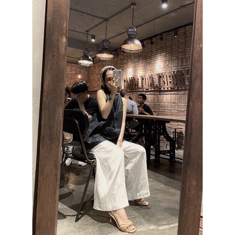 ÁO LINEN NÚT BỌC XẺ TÀ ✨✨