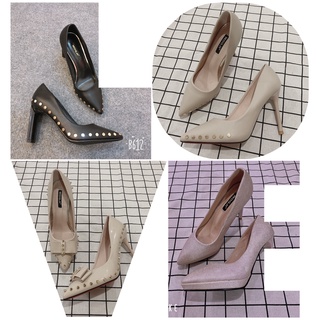Giày cao gót Quảng Châu bít mũi 10p