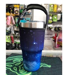 Túi sử dụng cho ly 900ml hình galaxy xanh
