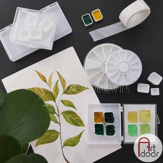 [ARTDOOR] Khay Hộp Pocket chiết màu nước, pan rỗng
