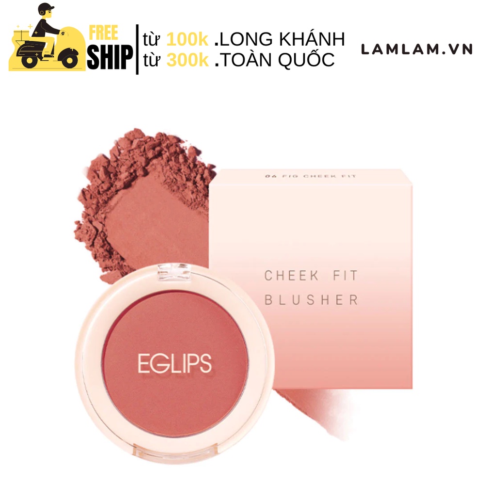 Phấn má dạng nén Eglips Cheek Fit Blusher 4g #06 #05 #04 #03