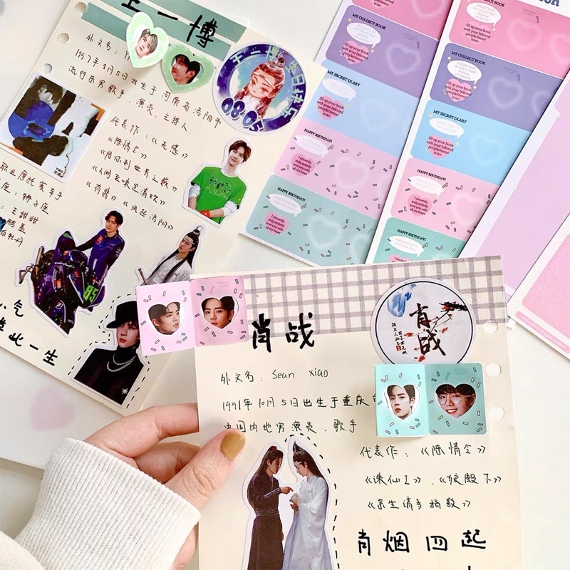 Photo frame sticker sticker khung ảnh trang trí idol