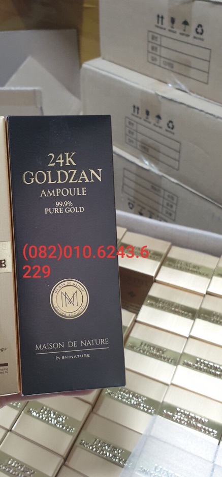 Tinh Chất 24k Goldzan Ampoule 99.9% Pure Gold (Chính hãng)