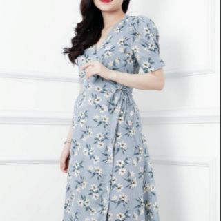 Đầm voan hồng hoa nhi live