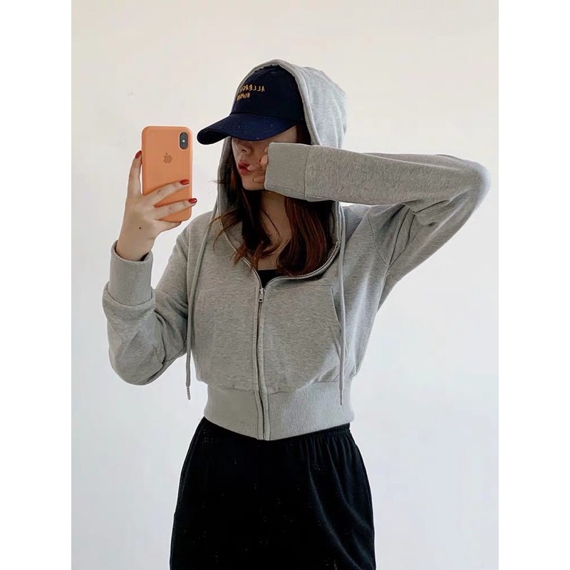 [Mã FAGREAT1505 giảm 8% tối đa 50K đơn 250K] Áo khoác - Hoodie croptop | BigBuy360 - bigbuy360.vn