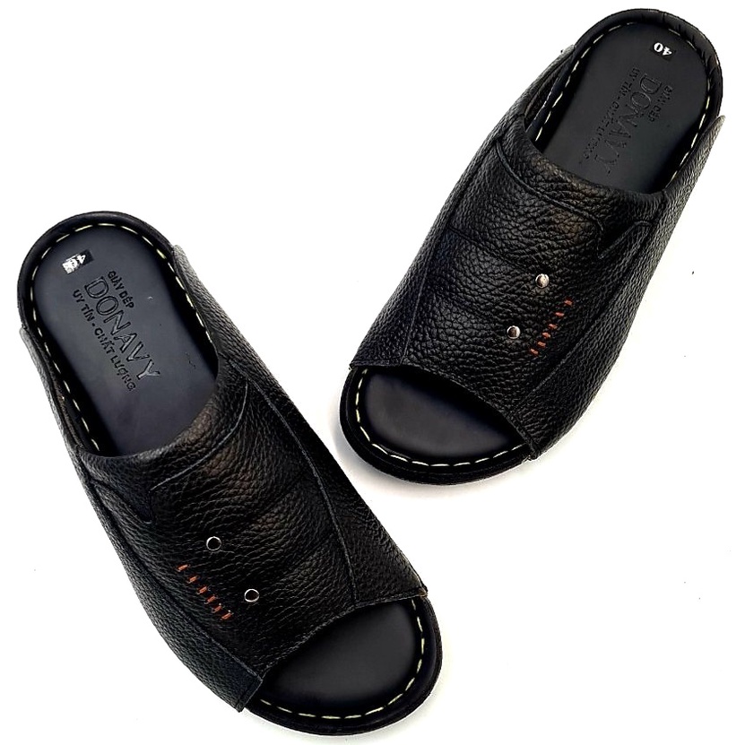 Dép nam cao cấp, da bò thật, dép xăng đan-Kinson Shop