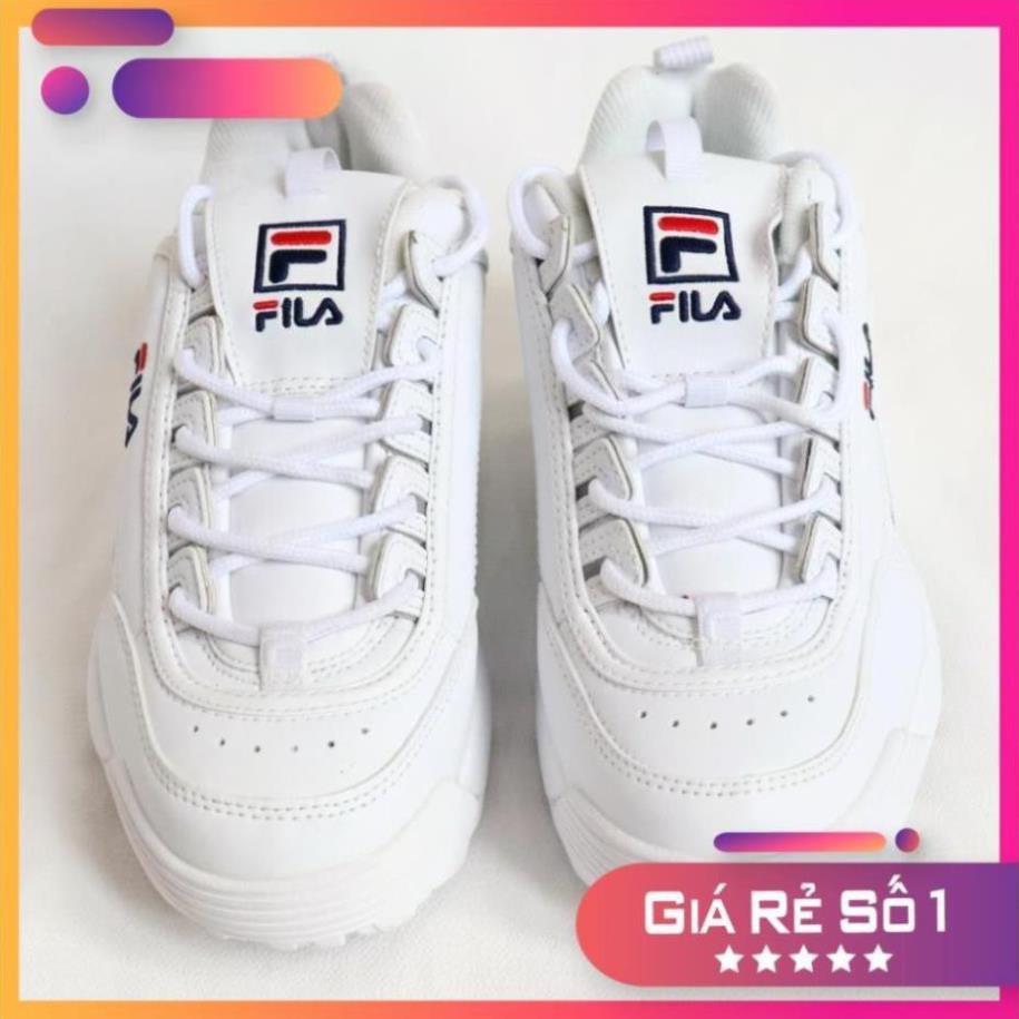 [Sale 3/3] Giày FILA Disruptor 2 Nam nữ Màu Trắng Hàng Chính Hãng NoBox - 1010262 Sale 11 , nn