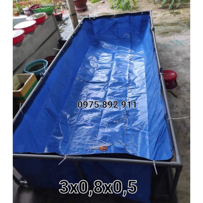 Bể bạt ươm ốc ếch cá lươn, loại xanh dương korea hàn quốc