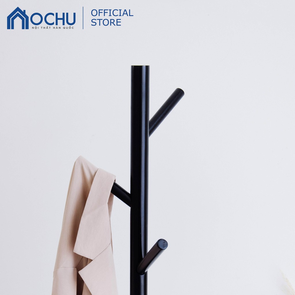 Cây Treo Quần Áo Đứng Bằng Gỗ OCHU - Standing Hanger - Black