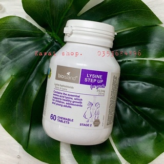 Lysine Viên Bio Island phát triển chiều cao cho bé từ 6 tuổi