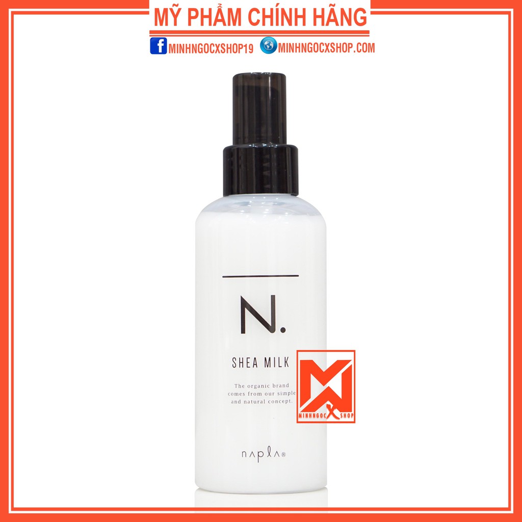 Sữa dưỡng tóc xả khô NAPLA N. SHEA MILK 150ml chính hãng