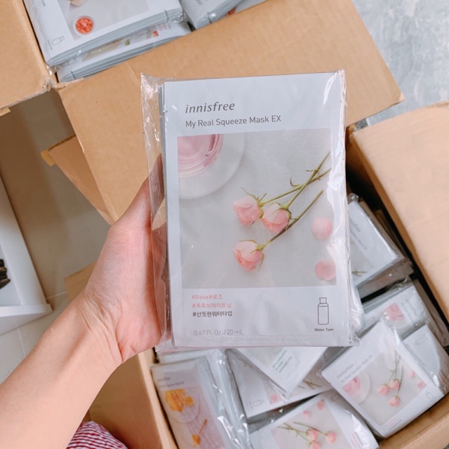 MẶT NẠ GIẤY INNISFREE MY REAL SQUEEZE MASK