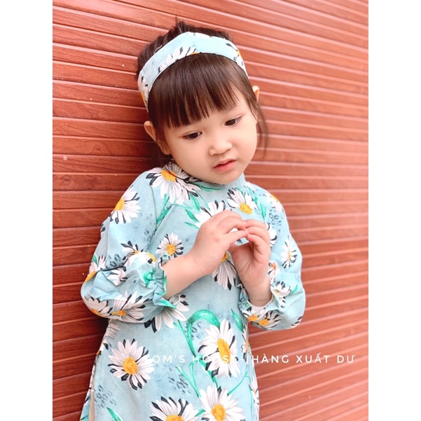 Áo dài bé gái oli river