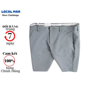 Quần short nam chất liệu vải Tây Âu cao cấp co dãn 4 chiều, sang trọng, lịch lãm - LOCAL MAN.
