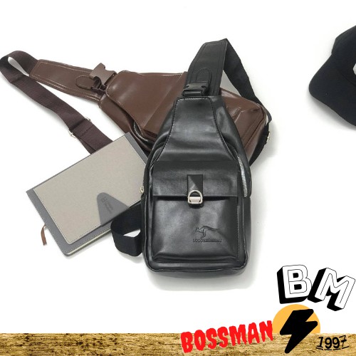 [TD-001] Túi Đeo Chéo Nam Da PU Tích Hợp CỔNG TAI NGHE Phong Cách Trẻ Trung - Năng Động - BosManshop | BigBuy360 - bigbuy360.vn