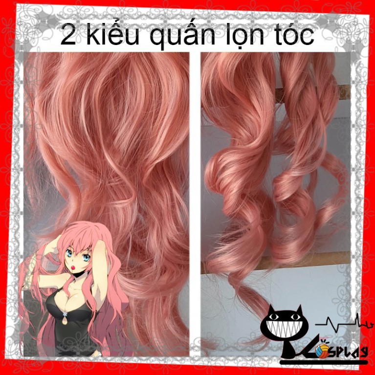 [sẵn] Wig/tóc giả Nami - One Piece màu cam đất (cơ bản nữ xoăn 80cm) tại MIU SHOP 09