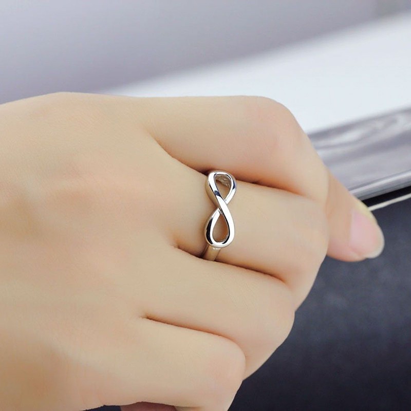 Nhẫn đeo tay bạc 925 Aifei thiết kế đẹp mắt thời trang R1294