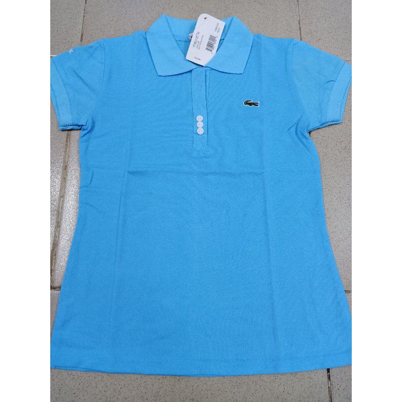 Áo thun cổ trụ cài nút