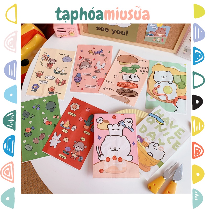Túi giấy đựng quà/scrunchies nhỏ xinh màu sắc dễ thương đáng yêu - MiuSua