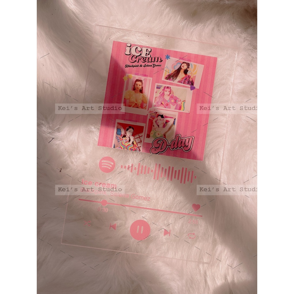 KHUNG ẢNH TRONG SUỐT SPOTIFY BLACKPINK : Pink venom, Lisa - Lalisa; Rosé - Gone; On the ground; Jennie Solo